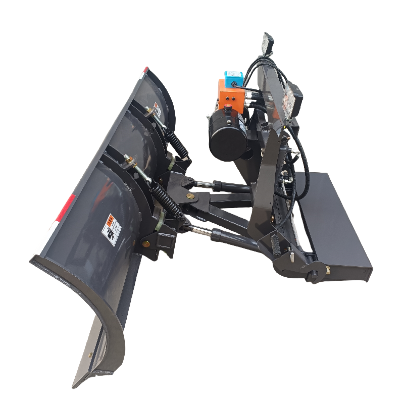 皮卡車(chē)推雪鏟